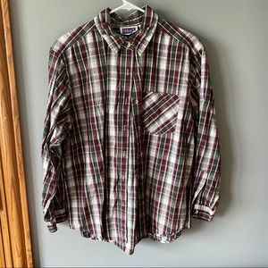 Erika & Co. plaid button down shirt